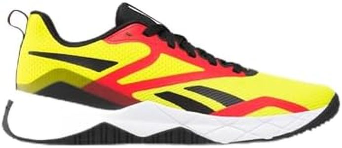 Reebok Nfx Trainer, Scarpe da Ginnastica Uomo, Acidyellow Black Vectorred, 44.5 EU