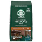 STARBUCKS Pike Place Roast Ground Coffee, Medium Roast, Smooth, Well-Rounded Blend Of Latin American Coffee Beans, 340g Bag