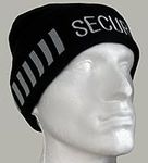 Security Officer Black Knitted Bob Beanie Watch Cap Hat SIA