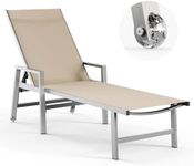 Vexwalx Patio Chaise Lounge Chair O