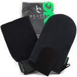 Self Tanner Tanning Mitt - Tanning Mitt Applicator Set Includes Exfoliating Gloves, Self Tanner Mitt for Body and Self Tanning Mitt for Face Tanner - Self Tan with a Tanning Mit for the Best Fake Tan