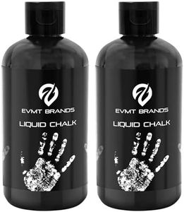 EVMT Brands Liquid Chalk, Mess-Free Gym Chalk for Weightlifting, Gymnastics, Rock Climbing, Dancing. Sweat-Resistant and Long Lasting for Stronger Grip. Package May Vary.