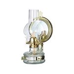 DNRVK Wall Large Kerosene Lamp Lantern Clear Glass Oil Lamp Chamber Oil Lamps for Indoor Use Home Decor Lighting Retro Wall Oil Hurricane Lantern