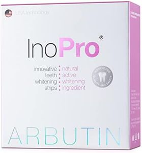 InoPro Green Teeth Whitening Strips - Peroxide Free Whitening Strips - Whitening Without The Harm - Deep Stains Removal - Sensitivity Free - 14 Treatments, 28 Strips