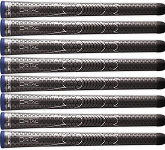 Winn DriTac Midsize Dark Gray Golf Grips (Set of 8)