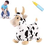 INPANY Bouncy Cow Farm Animal Hoppe