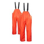 Helly Hansen Workwear Men's Mandal Fishing and Rain Bib Pant, Dark Orange, X-Large
