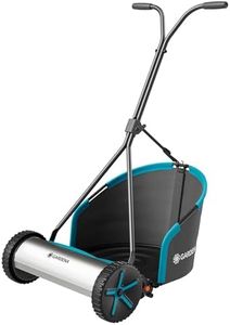 Gardena Manual Push Lawnmower Plus 400 Cylinder Lawnmowers: English Lawn, 40 cm Cutting Width, Cordless, with Grass Box, for lawns up to 250 m² (11765-20)