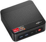 BOSGAME P4 Ultra Mini PC 11 Pro, Ryzen 7 7730U (Over 5700U/5825U), 16GB RAM 1TB SSD Desktop Computers, Dual 2.5G LAN, Wi-Fi 6E, BT5.2, 4K Triple Display HDMI+DP+Type-C, Home Office Business