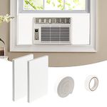 Forestchill Window Air Conditioner Side Insulated Foam Panel, Surround Insulation Panels Cover with Foam Seal Strip for Indoor Window AC Unit for Summer and Winter