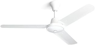 HPM 3 Blade 120 cm J Hook Ceiling Fan, White, CF12JWE