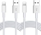 FazeeXone USB to Phone Charging Cable, Size 3.3 ft Compatible with All iOS Phones 14/13/ 12/11/ MAX,PRO MAX, X, XS 8/7/ 6. (2 Pack Cable 1M Size).