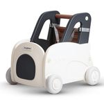 Baybee 4-in-1 Push Walker & Shopping Cart for Baby with Ride-On Mode, Pulling Mode, Toy Storage & Removable Food Tray | Baby Walker for 6+ Months