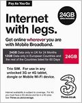 UK3 (UK Three) Prepaid Europe SIM Card 24 GB Data for 24 Months (2 Years) in 71 Destinations. No Calling and no Texting. Hotspot/Tethering Allowed.