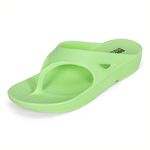 DOCTOR EXTRA SOFT Women's Classic Ultra Soft Flip Flops/Slippers With Cushion Footbed For Adult|Comfortable&Light Weight|Stylish&Anti-Skid|Waterproof&Everyday Slip-On For Ladies/Girls D-510,Green