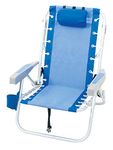 Rio Brands Gear Ultimate Backpack Chair with Cooler, Blue