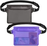 jealkip 2-Pack Waterproof Pouch wit