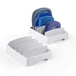 YouCopia 1 StoraLid Lid Organizer, Plastic, White