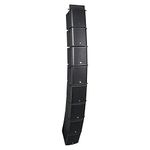 Sound Town ZETHUS Series Line Array Speaker System with Eight Compact 6 x 3 Line Array PA Speakers and One Flying Frame, Black (ZETHUS-M3X8)