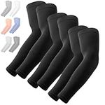 OutdoorEssentials UV Sun Protection Arm Sleeves - Cooling Compression Arm Sleeve - Sports & UV Arm Sleeves for Men & Women