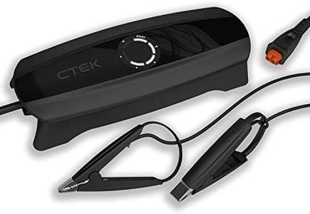 CTEK CS One, Chargeur De Batterie 12V, Intelligent, Voiture Et Moto, Mainteneur De Charge avec Charge Adaptative, App Et Pinces sans Polarité, Noir