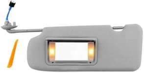 Driver Side Sun Visor Fit for Honda CRV CR-V 2017 2018 2019 2020 2021 2022 Replace 83280-TLA-A12ZB, Gray