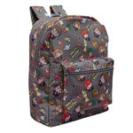 Harry Potter School Bag Backpack Girls Boys School Rucksack Chibi Character Print