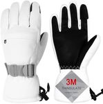 Pnosnesy Ski Gloves, Warmest Waterproof and Breathable Snow Gloves for Cold Weather, Fits Both Men & Women,for Parent Child Outdoor