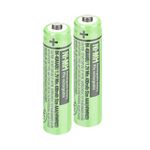 OSIM 2Pack Ni-MH AAA Rechargeable Batteries BK-40AAABU 400mah 1.2V AAA NI-MH Rechargeable Batteries for Cordless Phones, Remote Controls, Electronics