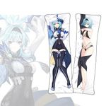 FDSAD Dakimakura Genshin Impact Eula Dakimakura Anime Body Pillow Cover Short plush pillowcase