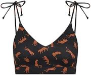 Modibodi Crop Top Shoulder Tie Swim