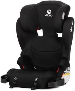 Diono Cambria 2XT XL, Dual Latch Connectors, 2-in-1 Belt Positioning Booster Seat, High-Back to Backless Booster with Space and Room to Grow, 8 Years 1 Booster Seat, Black Storm