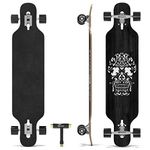 Skatro Drop Through Longboard Skateboard Freeride - Includes T-Tool