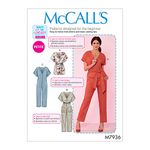 McCall's Patterns McCall's M7936Z Learn Women's Jumpsuit and Romper, Sizes L-XL Sewing Pattern, White