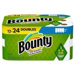 Bounty® Select-A-Size® Double 2-Ply Paper Towels, 98 Sheets Per Roll, Pack of 12 Rolls