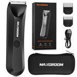 Maxgroom ManScape Body Hair Trimmer Men, Electric Razor for Pubic Hair, Ball Shaver with Stored Case, IPX7 Waterproof Body Groomer for Private Parts