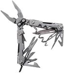 SOG PowerLite Mini Multi-Tool- Utility Tool w/ 19 Specialty Tools, Compact 5 Inch Long Utility Tool w/Knife, Screwdriver, Hex Bit Holder (PL1001-CP)