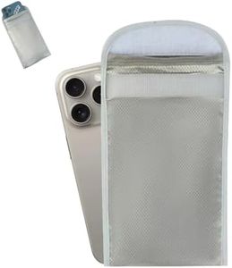 KYJiuLiu Faraday Bags,Large Faraday Bag EMP Proof for Phones,Shield Sleeves For Cell Phone,Anti-EMP Faraday Bags for E-Devices Signal Blocking Case,Protection For Privacy Safety From 5G GPS RFID