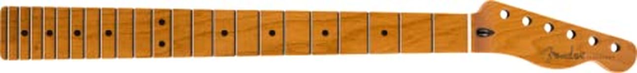 Fender Telecaster Neck, Roasted Maple, Flat Oval, 22 Jumbo Frets