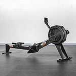 METIS FURY Rowing Machine | Home Gym Workout | Fitness & Cardio With Adjustable Resistance Levels | Air Rower Machine - Foldable Design & Clear Display