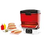 Starfrit Electric Hot Dog Steamer - Steams up to 12 Hot-Dogs - Nestable Components for Easy Storage