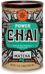 David Rio Power Chai Matcha 2er Set I 2 x 398g Dosen I veganer Chai Latte mit Matcha Grüntee, schwarzem Tee, Vanille, Zimt, Kardamom & Ingwer