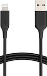 Amazon Basics Lightning to USB-A Cable - MFi Certified iPhone Charger, Black, 0.9 m