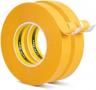 LLPT Double Sided Woodworking Tape 2 Pack 1 Inch x 36 Yards Each Roll Double Face Turner Tape for CNC and Wood Template Removable Residue Free (WT265)