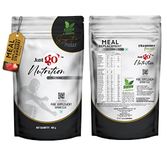 JUST GO NUTRITION Meal Replacement Powder - 20 Servings | 20g in Each | 400gm | Convenient and Flavorful Meal Replacement Powder For Men And Women (Imported Ingredients) (Strawberry)