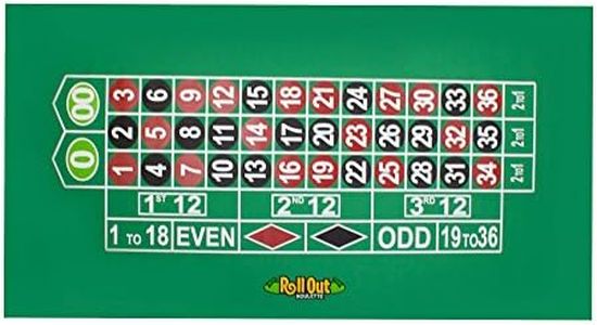 Roll Out Gaming Roulette Table Top, 70inx35in