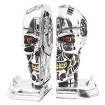 Nemesis Now T-800 Terminator 2 Bookends, Sci-Fi Bookcase Decor, Hand-Painted Resin, Officially Licensed Collectible Merchandise, 18.5cm