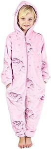 CityComfort - Pijama de Unicornios y arcoíris para niñas de 3 a 14 años de Edad, Brilla en la Oscuridad (Rosa Bebe, 7-8 años)