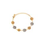 Shaya by CaratLane Hint of Shimmer Confetti Bracelet in Dual Pated 925 Silver