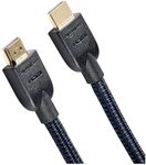 Amazon Basics High-Speed HDMI Cable (18Gbps, 4K/60Hz) - 15 Feet, Nylon-Braided